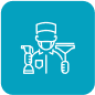 Icon for the representation of Our Certified Cleaning Professionals.