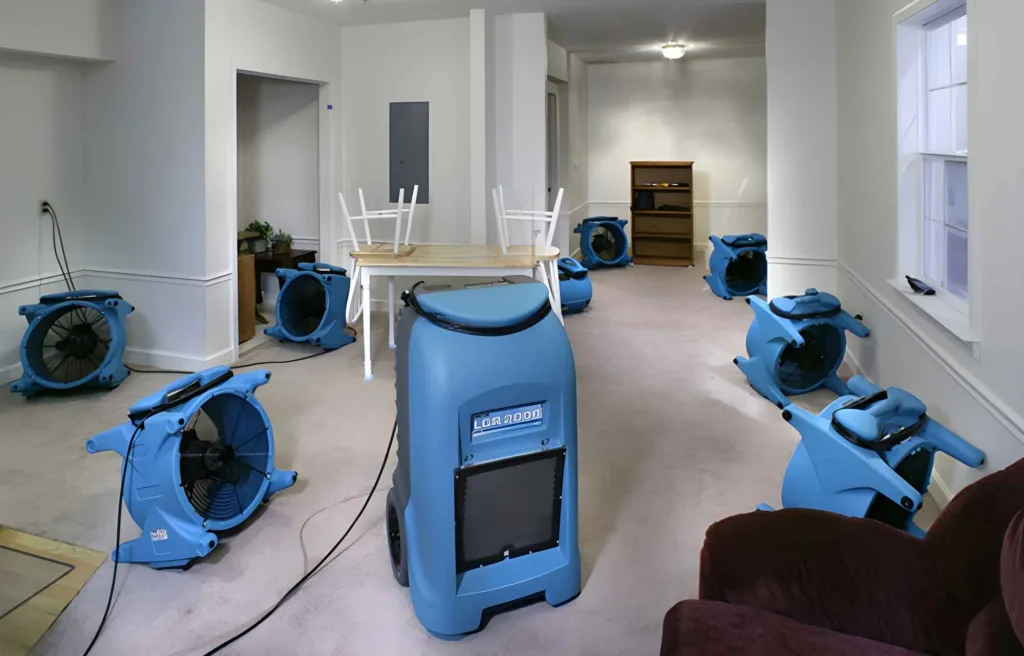 Carpet dehumidification services